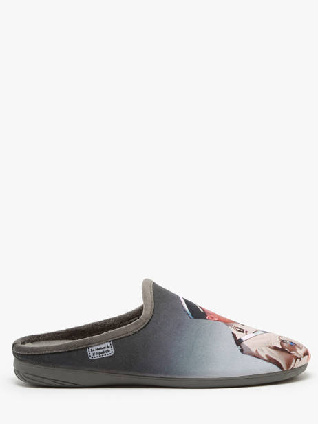 Pantoffels La maison de l'espadrille Grijs men 7 ander zicht 1